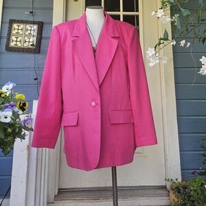 1990s barbie pink blazer large